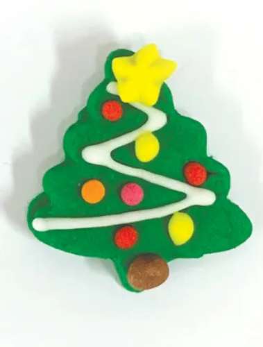 Christmas Tree Sugar Decorations - Click Image to Close
